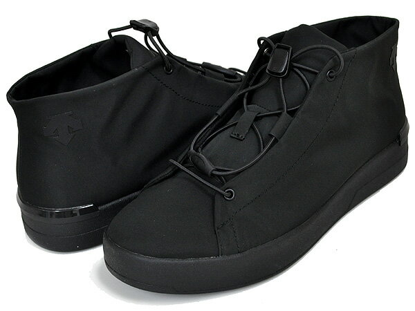 お得な割引クーポン発行中!!【あす楽 対応!!】【デザント ウェイサー イージー ミッド】DESCENTE WAYSER EASY MID BLACK dm1vjc30bk 防水 スニーカー レインシューズ ミッドカット 雨