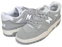 お得な割引クーポン発行中 【あす楽 対応 】【ニューバランス 550 ガールズ】NEW BALANCE GSB550NB CONCRETE MEDIUM レディース スニーカー グレー ホワイト バスケットボール コートシューズ NB キッズ ミディアム