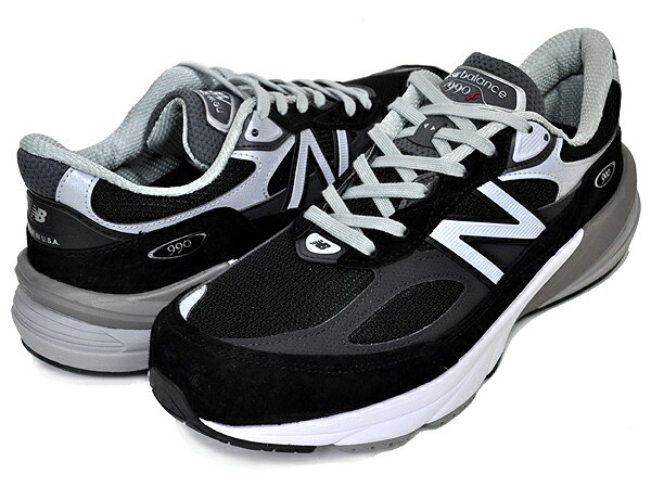 お得な割引クーポン発行中!!【あす楽 対応!!】【ニューバランス M990 V6】NEW BALANCE M990BK6 MADE IN U.S.A. Width: D BLACK メンズ スニーカー ブラック ワイズ D