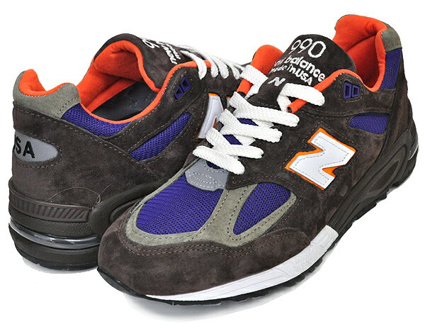 ȊN[|s!!yy Ή!!zyj[oX M990 V2zNEW BALANCE M990BR2 MADE IN U.S.A. BROWN Width D Xj[J[ 990V2 Teddy Santis efBETeBX uE p[v IW