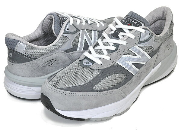 ニューバランス お得な割引クーポン発行中!!【あす楽 対応!!】【ニューバランス M990 V6 2E】NEW BALANCE M990GL6 MADE IN U.S.A. width 2E GRAY メンズ スニーカー グレー NB GREY ワイズ EE