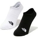 お得な割引クーポン発行中!!【ノースフェイス オーガニック ショートソックス 2P】THE NORTH FACE LOGO 2P SHORT TNF BLACK...