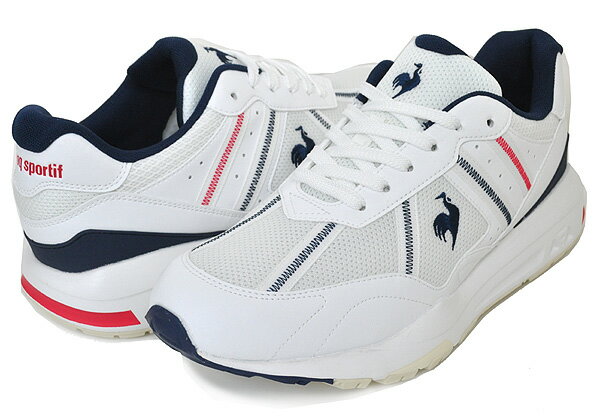 お得な割引クーポン発行中!!【ルコックスポルティフ LCS R807】le coq sportif LCS R807 WHITE/TRICOLOR ql1vjc06wt ホワイト トリコロール スニーカー メンズ