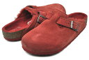 お得な割引クーポン発行中!!BIRKENSTOCK BOSTON VL/SHEARLING (NARROW FIT) SIENNA RED 1025669 ナローフィット レディース サンダル ミュール スエードレザー シエナレッド クロッグ