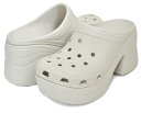 楽天LTD SPORTS ONLINE STOREお得な割引クーポン発行中!!【あす楽 対応!!】【クロックス サイレン クロッグ】crocs SIREN CLOG BONE 208547-2y2 ボーン レディース ミュール サンダル 厚底 ベージュ ハイヒール