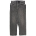 お得な割引クーポン発行中 【あす楽 対応 】【リーバイス 568 ステイルーズ】LEVIS 568 STAY LOOSE DARK BLACK Worn In 23H603 290370052 ダークブラック ルーズフィット ジーパン デニム パンツ ジップフライ