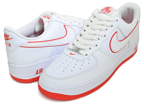 お得な割引クーポン発行中!!NIKE AIR FORCE 1 07 white/white-picante red dv0788-102 スニーカー AF1 ホワイト ピカンティ レッド