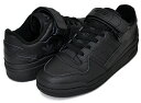 楽天LTD SPORTS ONLINE STOREお得な割引クーポン発行中!!【あす楽 対応!!】【アディダス フォーラム ロー】adidas FORUM LOW CBLACK/CBLACK/CBLACK gv9766 コアブラック スニーカー ローカット