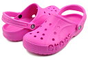 お得な割引クーポン発行中!!【あす楽 対応!!】【クロックス バヤ クロッグ】crocs BAYA ELECTRIC PINK 10126-6qq エレクトリック ピンク レディース サンダル スライド ピンクの商品画像