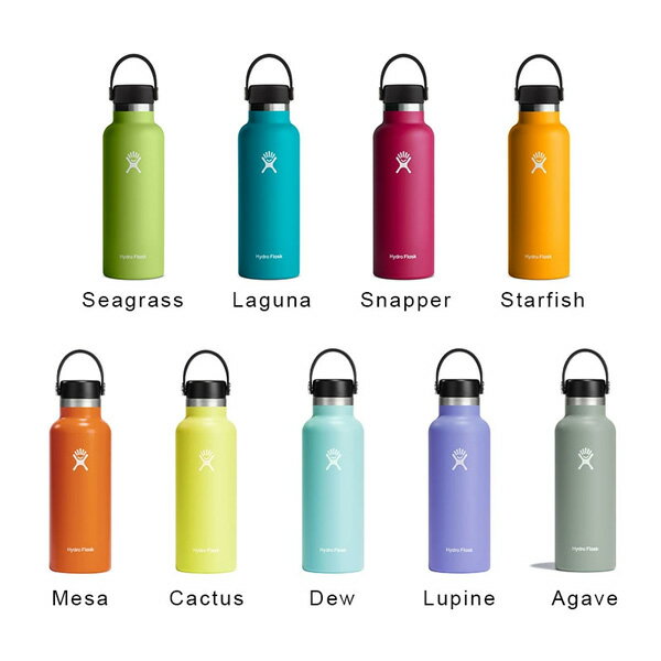 お得な割引クーポン発行中!!【あす楽 対応!!】【ハイドロフラスク スタンダードマウス 18oz ドリンクボトル】Hydro Flask Standard Mouth 18oz 532ml 5089013 ステンレスボトル 真空断熱構造 保温 保冷のサムネイル