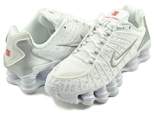 楽天LTD SPORTS ONLINE STOREお得な割引クーポン発行中!!【あす楽 対応!!】【ナイキ ウィメンズ ショックス TL】NIKE WMNS SHOX TL white/white-metallic silver ar3566-100 レディース スニーカー Y2K ホワイト メタリックシルバー