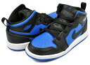 お得な割引クーポン発行中!【ナイキ ジョーダン 1 ミッド トドラー】NIKE JORDAN 1 MID (TD) black/royal blue-white dq8425-042 キッズ スニーカー 子供靴 ブラック ロイヤルブルー(4)