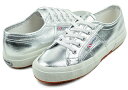 楽天LTD SPORTS ONLINE STOREお得な割引クーポン発行中!!【あす楽 対応!!】【スペルガ 2750 コットンメタリック】SUPERGA 2750 COTMETU GREY SILVER s002hg0-03 グレー シルバー メタリックコーティング キャンバス レディース スニーカー ローカット