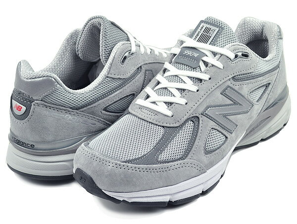 お得な割引クーポン発行中 【あす楽 対応 】【ニューバランス M990 V4】NEW BALANCE U990GR4 MADE IN U.S.A. width D GREY 990 グレー スニーカー GRAY