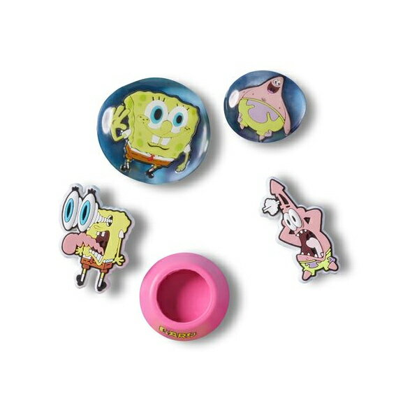 お得な割引クーポン発行中!!【あす楽 対応!!】【クロックス スポンジボブ ジビッツ 5 パック】crocs JIBBITZ SPONGEBOB BUBBLE 5 PACK ..