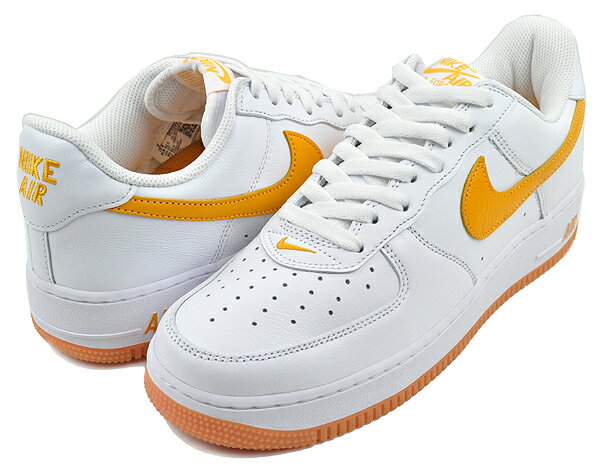 楽天LTD SPORTS ONLINE STOREお得な割引クーポン発行中!!【あす楽 対応!!】【ナイキ エアフォース 1 ロー レトロ QS】NIKE AIR FORCE 1 LOW RETRO QS white/university gold fd7039-100 スニーカー AF1 ホワイト イエローガム