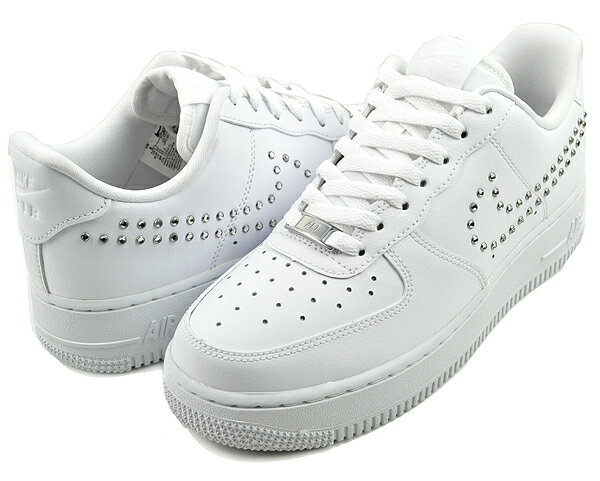 お得な割引クーポン発行中!!NIKE WMNS AIR FORCE 1 07 wht/chrome-metallic silver fq8887-100 レディース スニーカー ホワイト クローム メタリックシルバー ラインストーン