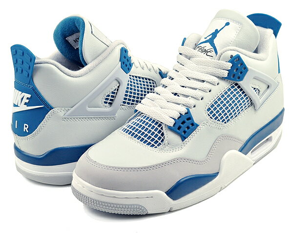 ȊN[|s!!yy Ή!!zyiCL GAW[_ 4 gzNIKE AIR JORDAN 4 RETRO MILITARY BLUE off white/military blue fv5029-141 Xj[J[ AJIV ~^[u[