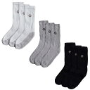 お得な割引クーポン発行中!!【マーモットマウンテンワークス 3パックソックス クルー】Marmot MMW 3PACK SOCKS CREW MADE IN U.S.A. tssuk401 MADE IN USA 3足パック クルーソックス 靴下 ブラック グレー ホワイト 25-27cm(4)