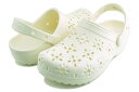 お得な割引クーポン発行中!!【クロックス クラシック フローラルカットアウト クロッグ】crocs CLASSIC FLORAL CUT OUT CLOG CH...