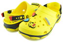 クロックス パックマン オールテレイン クロッグ レモン シトロン crocs PAC-MAN ALL-TERRAIN CLOG LEMON/CITRON 209322-7c1