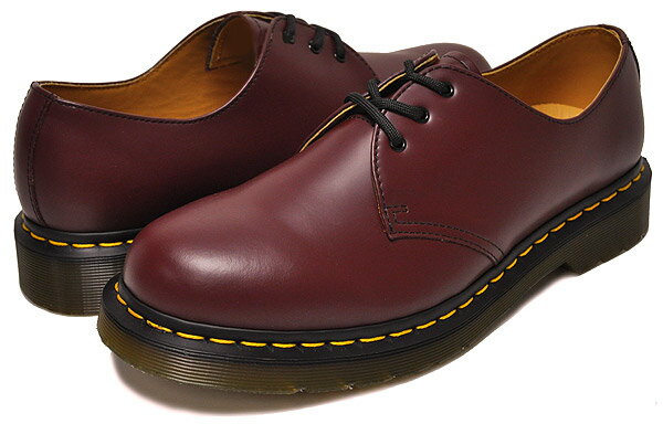 お得な割引クーポン発行中 【あす楽 対応 】【ドクターマーチン 3ホール ギブソン】Dr.Martens 1461 3EYE GIBSON CHERRY RED シューズ チェリーレッド 3アイ R11838600 カジュアルシューズ