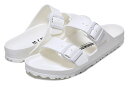 お得な割引クーポン発行中!!【あす楽 対応!!】【ビルケンシュトック アリゾナ EVA】BIRKENSTOCK ARIZONA EVA White 129443 ウォッシャブル 軽量 サンダル レディース シューズ サンダル