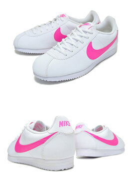 お得な割引クーポン発行中!!【あす楽 対応!!】【ナイキ スニーカー コルテッツ レディースモデル】NIKE CORTEZ GS wht/pink.b【日本未発売】