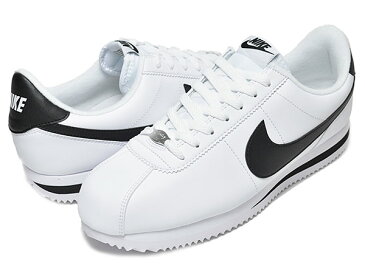 お得な割引クーポン発行中!!【あす楽 対応!!】【ナイキ コルテッツ】NIKE CORTEZ BASIC LEATHER wht/blk-m.slv【日本未発売カラー】