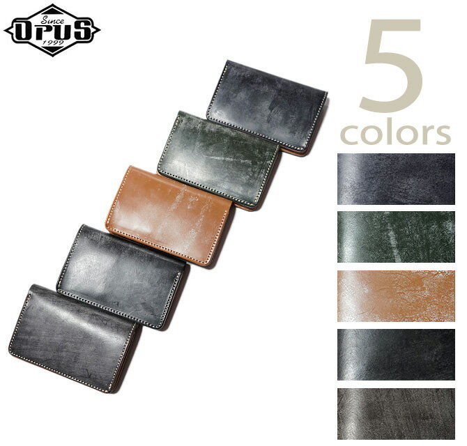 【 OPUS（オーパス） 】 OPW-012 ミドルウォレット [ UKブライドル ] [ 牛革 ] [ アメカジ ] [ メンズ ] [ 財布 ]