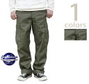 【 BUZZ RICKSON 039 S（バズリクソンズ） 】 BR40927 カーゴパンツ TROUSERS, MEN 039 S, COTTON WIND RESISTANT POPLIN, OLIVE GREEN, ARMY SHADE 107 軍パン アメカジ メンズ 送料 代引き手数料無料