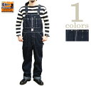 【 HEAD LIGHT（ヘッドライト） 】 【 11oz. 】 ブルーデニムオーバーオール BLUE DENIM HIGH BACK OVERALL [ 実名復刻モデル ] [ ワークパンツ ] [ アメカジ ] [ メンズ ] [ 送料・代引き手数料無料 ] [ 再入荷！]