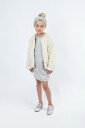  NINA KNOWS FUR JACKET ファー ジャケット ノーカラー フォーマル コート もこもこ キッズ 子供服 おしゃれ akubi アクビ 海外 輸入 インポート ブランド SGW1528-CH