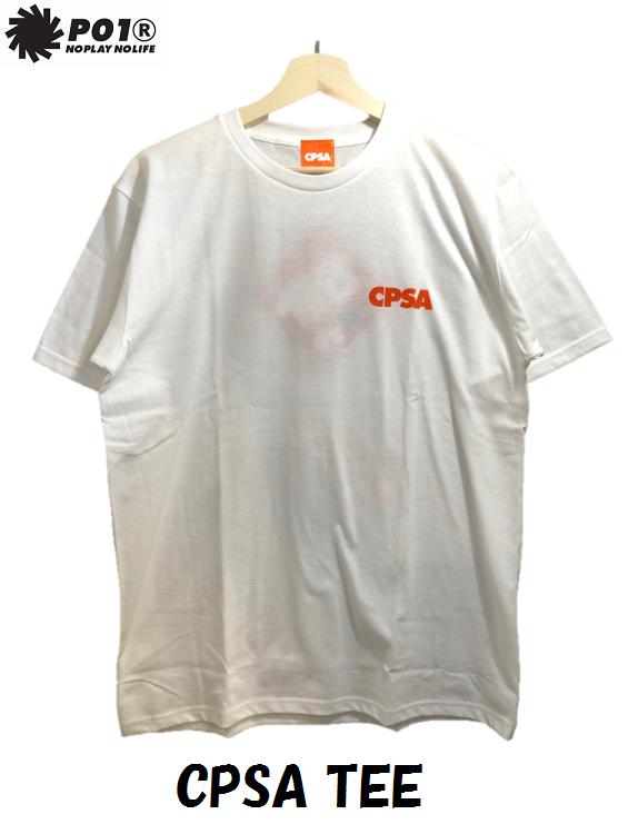 楽天LUANA　LANI　楽天市場店【PLAYDESIGN/プレイデザイン】 《レターパックライト（追跡可能メール便）ご指定で全国一律送料430円》 2019 春夏 CPSA TEE 19SSOCPSA WHITE C P01 プレイ 半袖 Tシャツ ティーシャツ メンズ レディース 男性用 女性用 スノー スケート キャンプ アウトドア