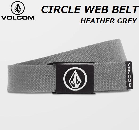 2023 HOLIDAY 【VOLCOM/ボルコム】 【国内正規品】 《送料無料》 CIRCLE WEB BELT D5932102 HEATHER GR..