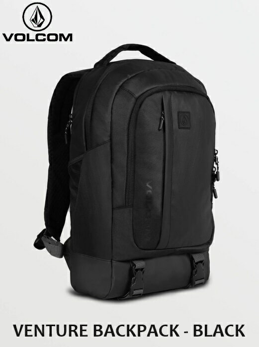 【VOLCOM ボルコム】 国内正規品 VENTURE BACKPACK BLACK VMXX00HMEA ベンチャー バックパック リュック デイバッグ アクセサリー メンズ レディース キッズ 通勤 通学 サーフィン サーフ ヴォ…