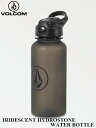 【 VOLCOM / ボルコム 】 【 正規品 】 IRIDESCENT HYDROSTONE WATER BOTTLE 水筒 ボトル アウトドア キャンプ マリンスポーツ 軽量 スポーツボトル プラスチック BLACK VMXX03EMY4