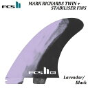 【国内正規品・送料無料】 2022 FCS II FIN MR TWIN / THRUSTER SET BLACK / LAVENDER PC Tri Set ...