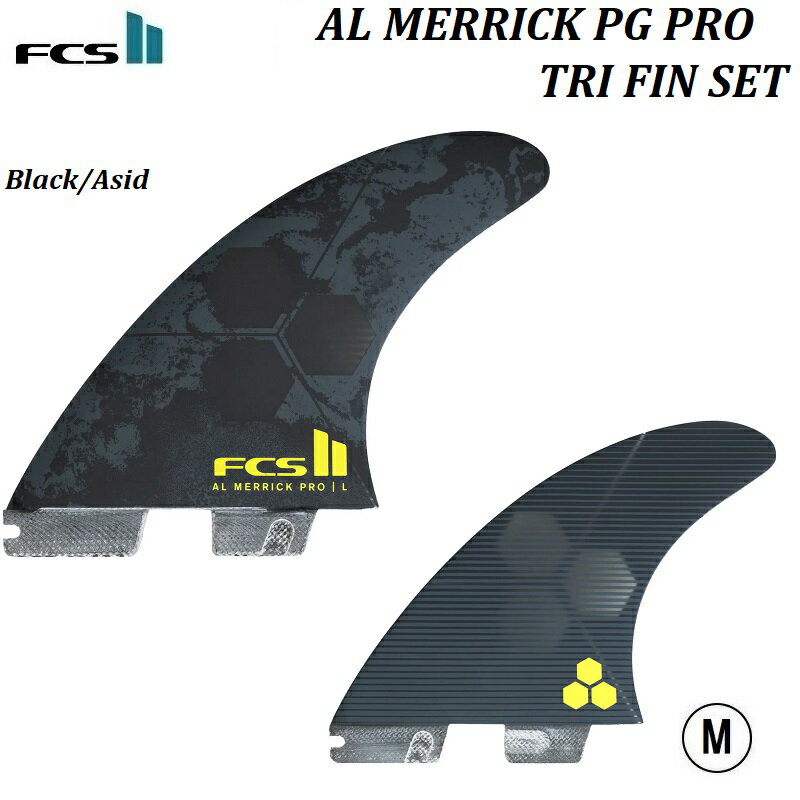  ʡ̵  FCS II FIN THRUSTERS AM PG PRO Tri Set MEDIUM - M BLACK / ASID ե 2 ġ ѥեޥ 饹 PERFORMANCE GLASS å  ԡ ץ ȥ饤 ե 饹 FCS2 FCSII ֥å å  Al Merrick