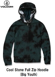 【VOLCOM KIDS/ボルコム キッズ】 ◆国内正規品◆ Big Youth Cool Stone Full Zip Hoodie C4831932 EVR ヴォルコム ジップアップ フーディー アウター 長袖 キッズ 子供用 男の子 ボーイズ ビッグ ユース