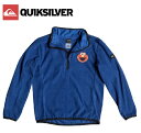 【QUIKSILVER / クイックシルバー】 AKER KIDS HZ FLEECE ミドルレイヤー インナー フリース ジップアップ 子供服 キッズ スノーボード スキー サーフブランド EQKFT03135