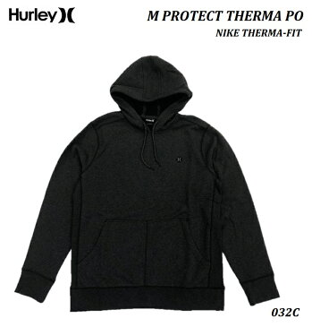 【 HURLEY / ハーレー 】国内正規品 M PROTECT THERMA PO FLEECE フード パーカー CD6068 032C DARK GREY ダークグレー 裏起毛 メンズ プルオーバー フーディー パーカー 長袖 大人 男性 サーフィン サーフ MENS PULL OVER HOODIE PARKA NIKE ナイキ PJ1903A003