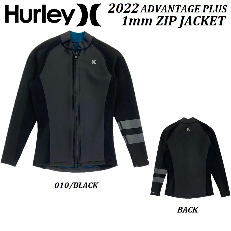 2023春夏 日本規格サイズモデル 【 HURLEY WETSUITS 】 ■ご注意■ 並行輸入品ではございません。 日本人の体格に合わせたジャパンフィットとなります。 並行輸入の海外向けサイズではございません。 ◆ ADVANTAGE PLUS 2mm ZIP JACKET ◆ (MZFZJK23) 《 アイテム詳細 》 グローバールモデルで量販されている ウェットスーツとは異なり、 日本人の平均的な体形に合わせたフィッティング となっております。 フロントジップデザインの2mm長袖ジャケット。 フロントにジッパーをレイアウトし、 着脱が容易にできるようデザインされた ロングスリーブジャケット/タッパー。 柔らかなジャージ素材とラバー素材の コンビネーションデザインで、 真の水温が高い時期や水温は暖かいが風が少し 冷たく感じる秋口まで使いやすいアイテムです。 ボディは2mmのスムーススキンを使用し体温の低下を防ぎ、 スリーブは軽量で暖かく、 圧倒的な伸縮性と 柔らかく包み込むような肌触りのExoflex V3を使用。 日焼けが気になる方にもオススメ。 単体はもちろん、ロングジョンのレイヤーとしても着用可能。 水温が上がり、使用頻度が一気に上がる時期に着用する スーツに求められる”耐久性”を高めるため、 フラットシーマー製法を採用することで、 海外のパワフルな波にも対応。 ジップアップタイプでスタイルを求める方も 使いやすさを求める方も◎。 HURLEYのグローバルなデザインを しっかりと落とし込んだジャパンフィットモデル。 ・YKK 10Vフロントジップスタイル ※海外製のウェットスーツです。 輸送やご発送時のシワや折り目は多少なりとも ございます。 製品使用に問題ありませんので返品、クレームの対象外 となります。ご了承の上、ご購入ください。 ◇ボディカラー：Black(BLK/010) (JAPAN MENS Fit) ◇定価：23,100円(税込） ◇サイズ：既成サイズ (JAPAN MENS Fit) ■サイズ目安■ 《Mサイズ》身長/162～168cm 体重/60～65kg 首囲/36cm 胸囲/86cm 腹囲/74cm 尻囲/91cm 《MLサイズ》身長/167～173cm 体重/63～69kg 首囲/37cm 胸囲/88cm 腹囲/76cm 尻囲/93cm 《Lサイズ》身長/172～178cm 体重/68～74kg 首囲/38cm 胸囲/90cm 腹囲/78cm 尻囲/95cm 《XLサイズ》身長/177～183cm 体重73～79kg 首囲/39cm 胸囲/92cm 腹囲/80cm 尻囲/96cm ・画像のサイズチャートも参考にしてください。 ※ウェットスーツは伸び縮みする素材で 多少の誤差は出てしまいます。 上記サイズやチャート表のサイズはあくまで 目安として参考になさってください。 ◇日本正規品(国内代理店流通商品) ◇マテリアル：クロロプレン80% ナイロン20% ◇マーキング位置・カラー：画像参考 ◇原産国タイ ◇フィット：ジャパン（MENS）フィット 　日本人の体形に適したモデルです。 　日本正規品のみのフィットモデルです。 海外からの直輸入商品は欧米人の 　体型から各部位の平均値を出しております。 ↓ご注文前に必ずお読みください↓ ◆商品確保・在庫状況について 当店は実店舗と在庫を共有し販売しております。 そのため同時注文・タイムラグ等で完売となってしまう場合がございます。 その際はメーカー在庫の対応となりお届けに日数（5〜7営業日程度） をいただきますのでご了承ください。 また、メーカーに在庫が無い場合は大変申し訳ございませんが キャンセルとさせていただきますので ご了承ください。 《お取り寄せの際》 メーカーに在庫確認致し、商品在庫の 有無をご連絡させていただきます。 在庫がない場合もございますので ご注意ください。なお、お取り寄せ商品の 返品、交換はいたし兼ねますので ご確認、ご了承ください。 ※イメージが違う、サイズが合わない、 注文を間違えた等のお客様のご都合による キャンセル、返品、交換は一切行っておりません。（セール品を含む） ※外箱の破れや潰れがある場合がございます。 商品に影響のない範囲はご了承ください。 ※記載の画像はお使いのパソコンなどの 環境により多少色の誤差が生じる場合がございます。 ご了承ください。 その他、お買い上げ前に 決済・配送・返品のページを ご確認いただけるようお願い申し上げます。