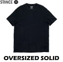  ◆国内正規品◆ OVERSIZED SOLID オーバーサイズド ソリッド Tシャツ トップス ティシャツ 半袖 ショートスリーブ メンズ レディース ユニセックス スタンダードシルエット BLACK ブラック 黒 U3OS1D19SO