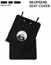 【 KIDONALAB / キドナラボ 】 23-24 NEOPRENE SEAT COVER BLK BLACK ブラック 黒 ネオプレーン シート カバー ドライバー シート サーフィン カー用品 車 車内 クルマ スノボ スノーボード 自動車 マリン レジャー用品 23SWK-11