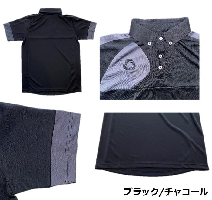 限定品 【 BONERA / ボネーラ 】 LUANA-LANIオリジナル COT-PL001T ポロシャツ 襟付き ボタンダウン ブラック チャコール 練習着 移動着 普段着 ゲームシャツ ユニフォーム ウェア サッカー フットボール フットサル SOCCER FOOTBALL FUTSAL POLO メンズ レディース コーチバーゲン サッカー 用品 セール