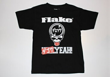 【レターパックライト指定で 全国一律送料360円】【 FLAKE × Jets コラボレーション 】 G-Dead TEE フレイク ジェッツ コラボ スケートボード スケート ブランド フレイク 半袖TEE ティシャツ キッズ 1842423