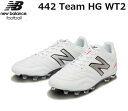  (数量限定 特典付き) 日本正規品 442 V2 Team HG WT2 WHITE WHT ホワイト 白 2E 紐 ひも ヒモ スパイク シューズ ニューバランス SOCCER SHOES 靴 フットボール サッカー フットサル メンズ 男性 MS42HWT2