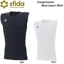 【 SFIDA / スフィーダー 】 コンプレッションベースレイヤー シャツ ノースリーブシャツ SA-21827 ストレッチ インナーシャツ タンクトップ B...
