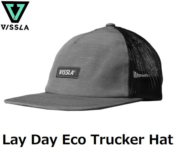   (21SP) Lay Day Eco Trucker Hat MAHTSLDT PHA Phantom レイ デイ エコ トラッカーハット キャップ 帽子 CAP ビスラ バックストラップ メンズ レディース サーフィン サーフ